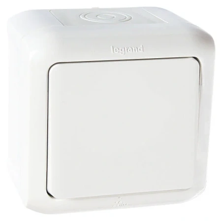 Изображение: выключатель quteo ip44 (белый)   т.м.legrand в Минске