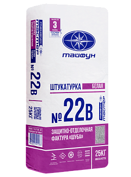 Картинка: тайфун-мастер № 22в штукатурка цементная финишная с фактурой шуба (25кг) в Минске