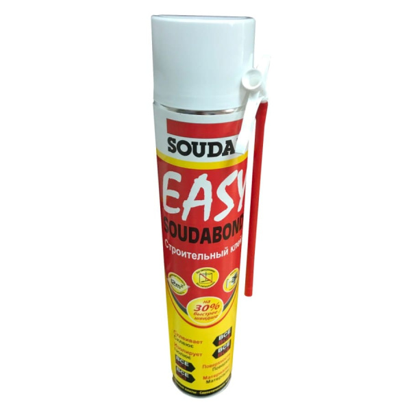 Клей строительный полиуретановый "Soudal" SOUDABOND Easy 750 мл Клей строительный полиуретановый "Soudal" SOUDABOND Easy 750 мл