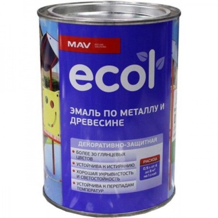 Эмаль ECOL по металлу и древесине (ПФ-115) еловая хвоя глянцевая 1,0л (0,9кг) в Минске - изображение Изображение: эмаль ecol по металлу и древесине (пф-115) еловая хвоя глянцевая 1,0л (0,9кг) в Минске