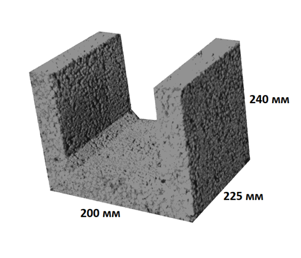 Блоки керамзитобетонные (225х200х240) строительные ТермоКомфорт для перемычек (на под.120шт) в Минске - изображение Изображение: блоки керамзитобетонные (225х200х240) строительные термокомфорт для перемычек (на под.120шт) в Минске