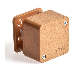 Картинка: коробка расп для о/п  55х55х32мм ( 2 клеммы) (белая)  в Минске