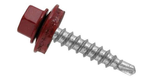 Саморез кровельный 4,8*29 RAL 3005 (контейнер/100 шт)