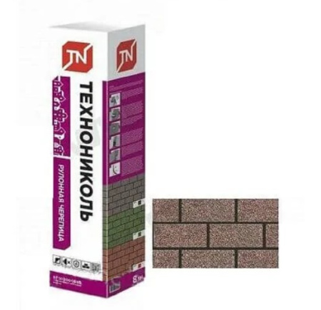 Черепица рулонная ТЕХНОНИКОЛЬ Кирпичная кладка, коричневая (8 м2/рул) (25 рул/под) в Минске - изображение Изображение: черепица рулонная технониколь кирпичная кладка, коричневая (8 м2/рул) (25 рул/под) в Минске