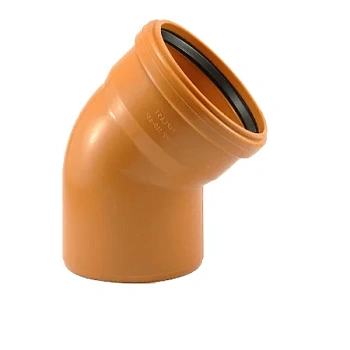 Картинка: колено канализационное наруж. пп 160х67° armakan в Минске