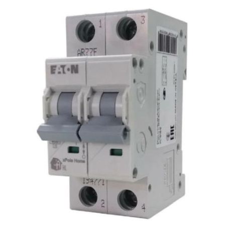 Выключатель авт.  HL-C20/2, 2P, 20A, хар-ка C, 4.5kA, 2M, , тм.Eaton в Минске - изображение Изображение: выключатель авт.  hl-c20/2, 2p, 20a, хар-ка c, 4.5ka, 2m, , тм.eaton в Минске