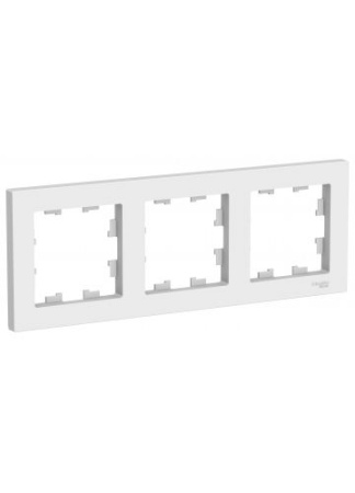 Изображение: рамка atlasdesign 3-пост, (белый) т.м.schneider electric в Минске