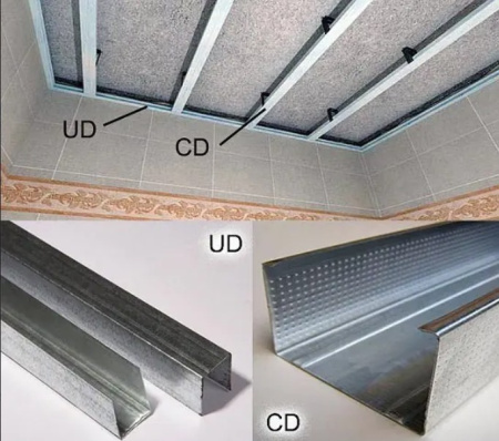 Изображение: профиль для гипсокартона ud 28х27х0,6мм, 3м  в Минске