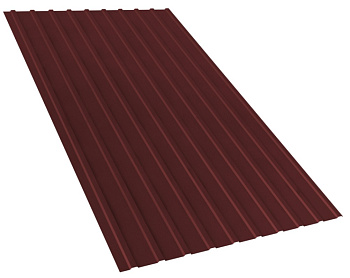 Картинка: профнастил пса 20/эконом(0,4мм)-пэ-ral8017  (1,7м) в Минске