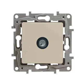 Картинка: розетка tv звезда 2дб (слоновая кость) etika в Минске