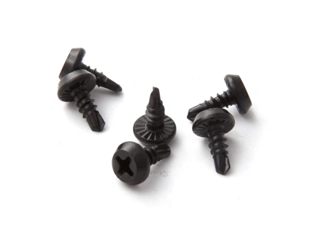 Саморез 3,5х9,5 сверло (черный) хим.фос. прм (упак.1500шт/1,530кг) Саморез 3,5х9,5 сверло (черный) хим.фос. прм (упак.1500шт/1,530кг)