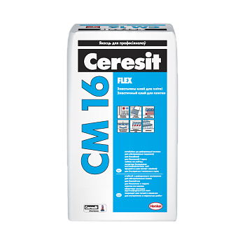 Смесь сухая облицовочная Ceresit CM16 (эластичная для дефор..осн.) 5кг, код ОКП РБ 23.64.10 в Минске - картинка Картинка: смесь сухая облицовочная ceresit cm16 (эластичная для дефор..осн.) 5кг, код окп рб 23.64.10 в Минске