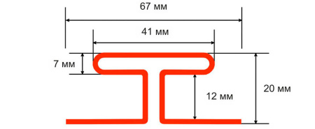 Изображение: н профиль соединительный тн оптима, каштан, 3м в Минске