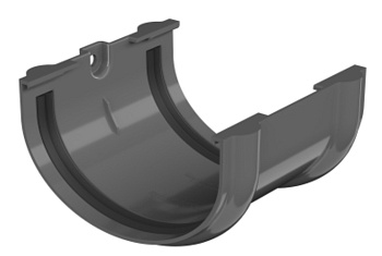 Картинка: соединитель желоба, серый тн оптима  в Минске