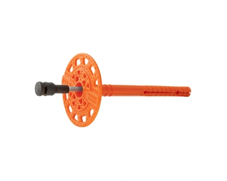 Изображение: дюбель тарельчатый 10х120 со стальным гвоздем с термоголовкой dti-10 (упак/350шт)  беларусь в Минске