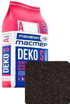 Картинка: песок кварцевый черный а1 "тайфун мастер" deko s (мешок 5,4кг) в Минске